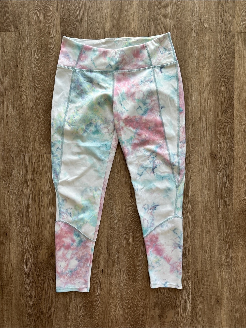 Free People Movement Roadrunner Leggings Cloud Tye Dye Medium Activewear